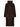 Yves Salomon long reversible parka mink Mahogany