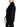 Lemaire black short belted wool coat with a high collar