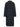The Row Ciara black wool and cashmere coat with a matching waist belt