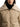 Collar and zip detail of a sand Barbour quilted down jacket — LQU1941-BE31 at MINOX boutique, Oxford