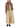 Weekend Max Mara beige full midi skirt styled with a brown jacket