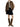 Beige chunky-knit crew-neck jumper styled with a suede jacket and boots — MEA345600 at MINOX boutique, Oxford