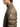 left view of Moncler khaki brown hooded quilted jacket
