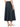 Weekend Maxmara Long Cotton-Blend Taffeta Skirt Navy-back side