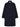 The Row Etoli navy cotton coat with a pointed collar and button fastening