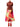 Issey Miyake multicoloured pleated skirt styled with a brown fitted top