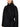 Front view of the Max Mara black belted wool coat