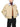 Close-up of the layered collar on the Acne Studios pale beige jacket