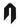 Studio Nicholson black scarf with long pointed ends, shown folded