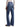 Moncler Women Wide Leg Jeans Blue-back side