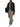 Black Acne Studios nylon blouson styled with a leather bag — B90902-900 at MINOX boutique, Oxford
