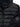 Canada Goose black quilted hybrid hooded jacket shown from the front