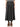 Front view of the Weekend Max Mara black full midi skirt