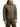 Moncler khaki brown hooded quilted jacket shown from the front