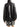Black leather blouson jacket, back view with blouson hem — MPNM07569 at MINOX boutique, Oxford