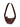 Lemaire Medium Croissant Coated Bag Choc Fondant-left side