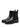 Model wearing Studio Nicholson black leather ankle boots