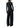Model wearing Studio Nicholson black belted wide-leg trousers
