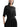 Toteme Cotton Silk Tee Dress Black-front side