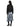 Back view of a model wearing the Acne Studios black cropped jacket