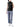 Issey Miyake Pleats Please Top Black-with model