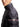 Moncler dark navy hooded quilted jacket shown from the front