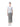 Issey Miyake Pleats Please Basics Skirt Grey-with model
