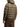 Back view of Moncler khaki brown hooded quilted jacket