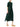 Issey Miyake Pleats Please V Dress Dark Green-left side
