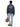 Navy Acne Studios blouson jacket, rear full-length view — B90863-BG3 at MINOX boutique, Oxford