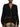 Uma Wang Front-Pocket Cardigan Black/Mustard-front side