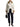 Barbour Women Evelyn Jacket Mist-with model