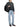 Acne Studios Women Collar Cardigan Faded Black-with model