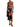 Tartan and floral-print midi skirt, full-length front look — 2620108044058-978 at MINOX boutique, Oxford