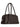 The Row India East-West dark brown leather bag with structured top handles
