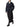 Front view of Studio Nicholson black midi skirt