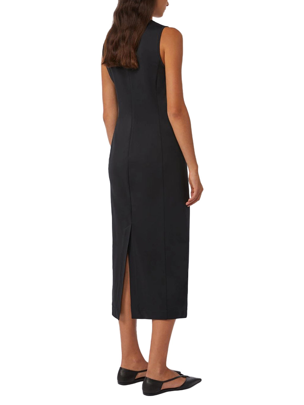 Max Mara Viscose Jersey Dress Black Max Mara Viscose Jersey Dress Black