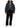 Model wearing Canada Goose black hooded sweatshirt