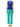 Issey Miyake Pleats Please Monthly Top Blue-with model