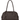 The Row India East-West dark brown leather bag displayed against a white background