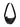 Lemaire Medium Coated Croissant Bag Black-left side