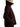 Burgundy Barbour quilted down jacket, side profile with the collar up — LQU1941-BR91 at MINOX boutique, Oxford