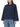 Weekend Maxmara Reversible Water-Repellent Taffeta Padded Jacket Navy-front detials