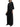 TOTEME Merino Knit Tee Dress Black-with model