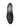 Top view of The Row Caden black leather loafers with tassel detail