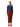 Back view of an Issey Miyake navy cropped pleated cardigan
