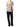 Side view of Studio Nicholson taupe short-sleeved top with gathered shoulder detail