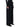 Side view of Studio Nicholson black belted wide-leg trousers