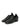 Side view of Studio Nicholson black leather slip-on shoes