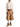 Cream Moncler faux-fur jacket, full-length look with a leather skirt — L20939B00030M4281-034 at MINOX boutique, Oxford